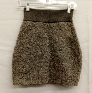 Rag & Bone Heathered Gray/ Brown Mini Skirt